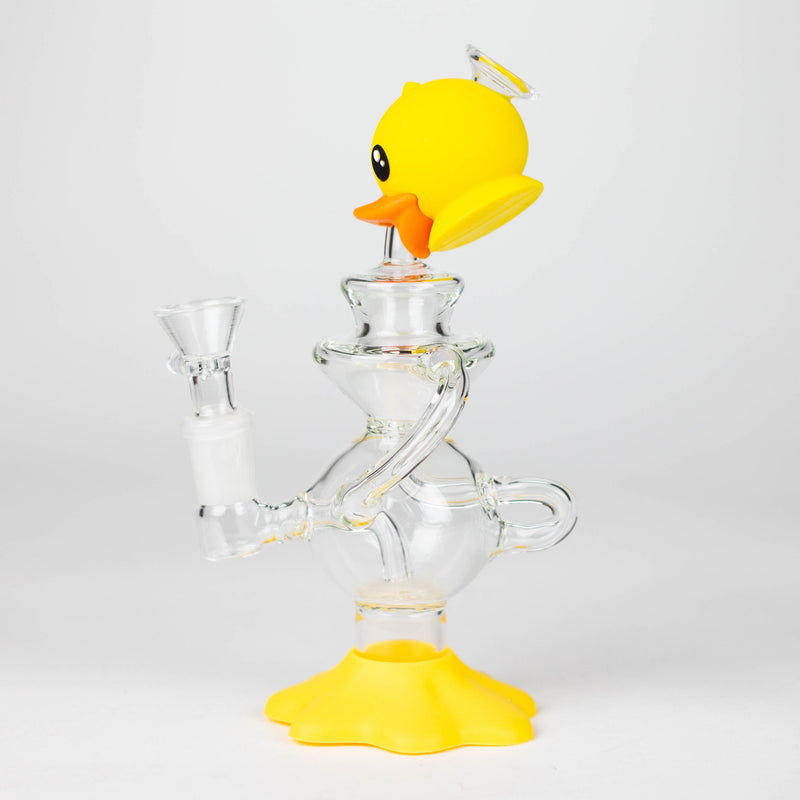 O 7.5"Duck Functional Glass Water pipe