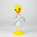 7.5"Duck Functional Glass Water pipe Glass Bong YHS Smoke