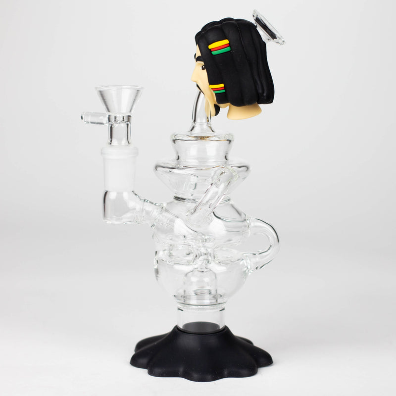 O 7.6"Marley functional glass water pipe