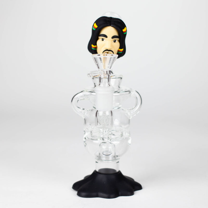 O 7.6"Marley functional glass water pipe