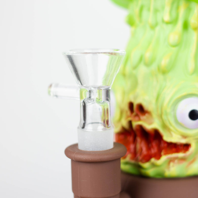 O 7.8" Vinyl Mushroom Monster Water Pipe