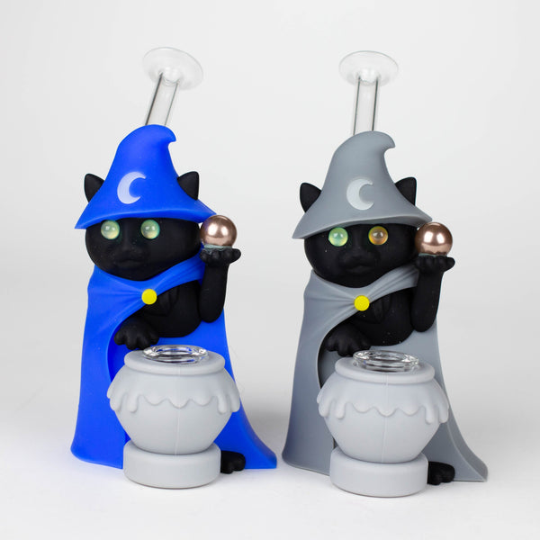 O 6.5“ Resin wizard cat water pipe