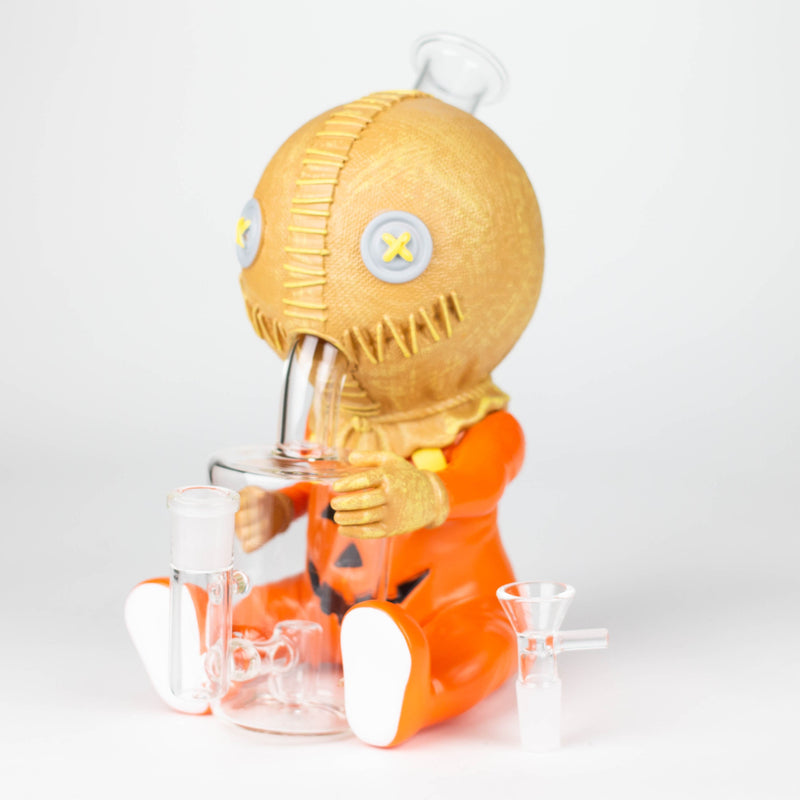 O 9.8'' Vinyl Pumpkin Ghost Baby Water Pipe