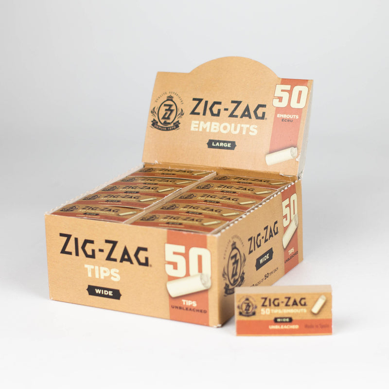 O ZIG-ZAG | Unbleached Wide Tips box of 50