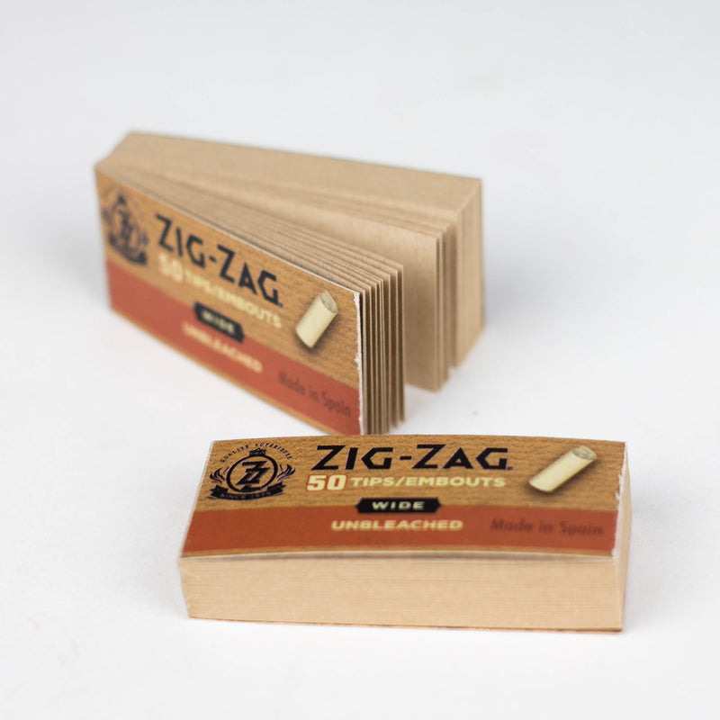 O ZIG-ZAG | Unbleached Wide Tips box of 50