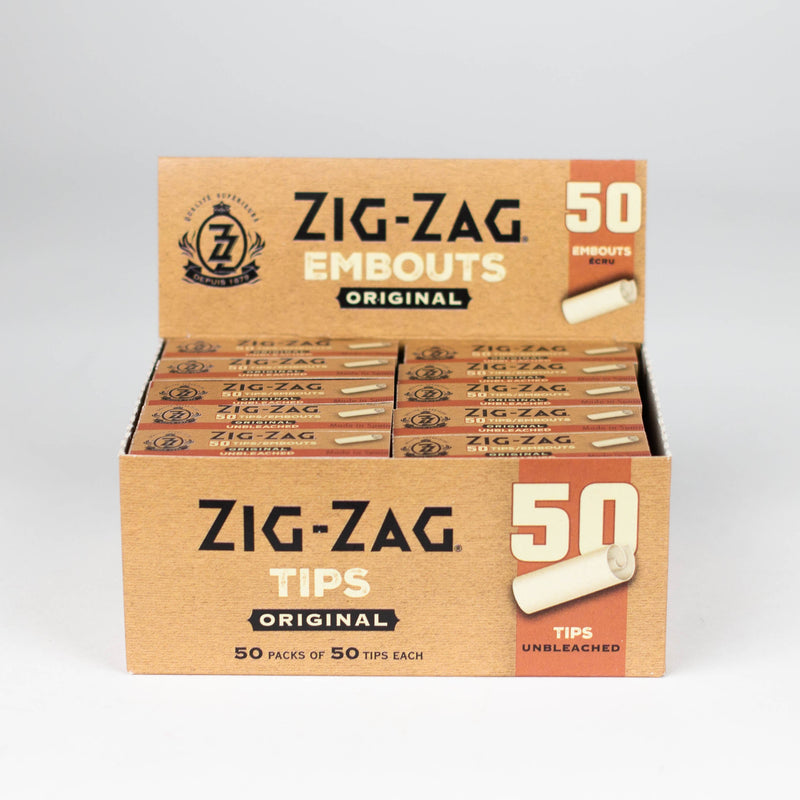 O ZIG-ZAG | Unbleached Original Tips box of 50