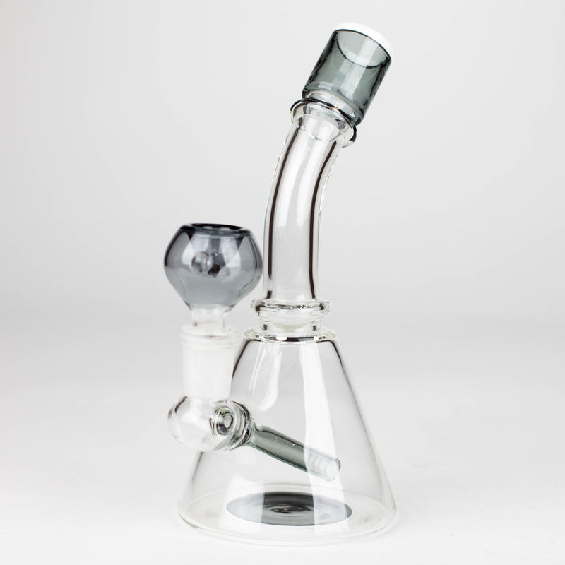 O 7" Bent neck fancy bong