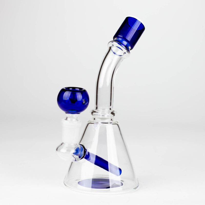 O 7" Bent neck fancy bong