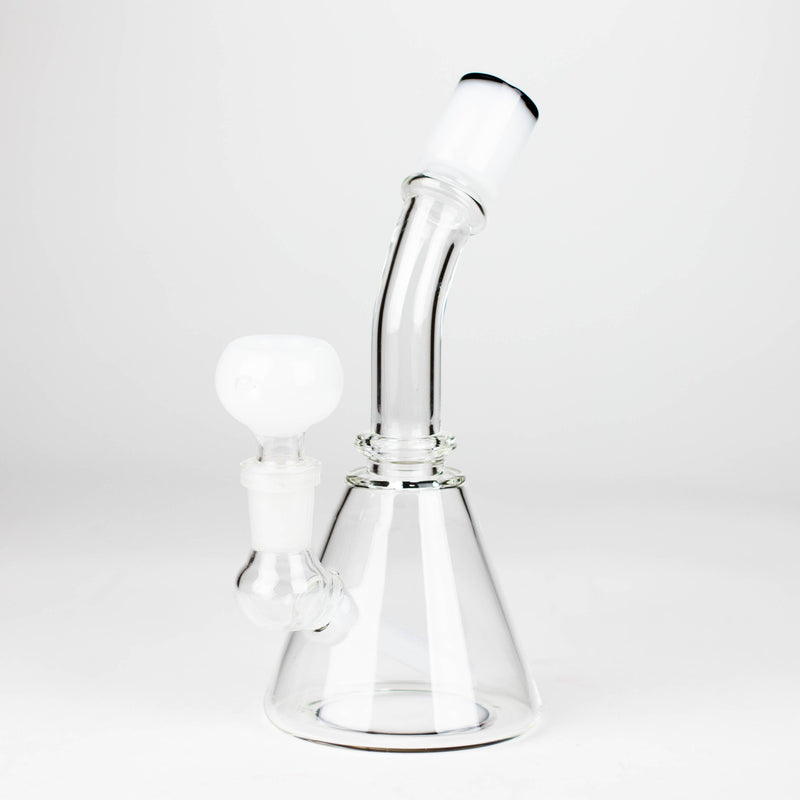 O 7" Bent neck fancy bong