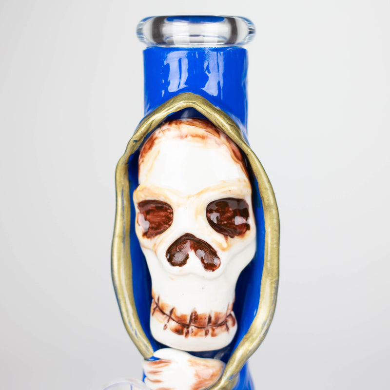 O 10" Resin 3D artwork Skull glass beaker [DY404]