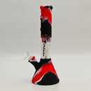 Fortune | 11" Silicone with glass percolator bong - Assorted[SP1060] Resin · Silicone · Plastic Bong Fortune