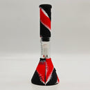 Fortune | 11" Silicone with glass percolator bong - Assorted[SP1060] Resin · Silicone · Plastic Bong Fortune