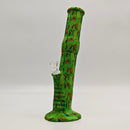 Fortune | 13-½" Graphic Silicone Straight Shooter [SP1008P] Resin · Silicone · Plastic Bong Fortune