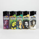 STRiKO | Bob Marley Refillable torch lighter Box of 50 Lighter BB Canada Design B