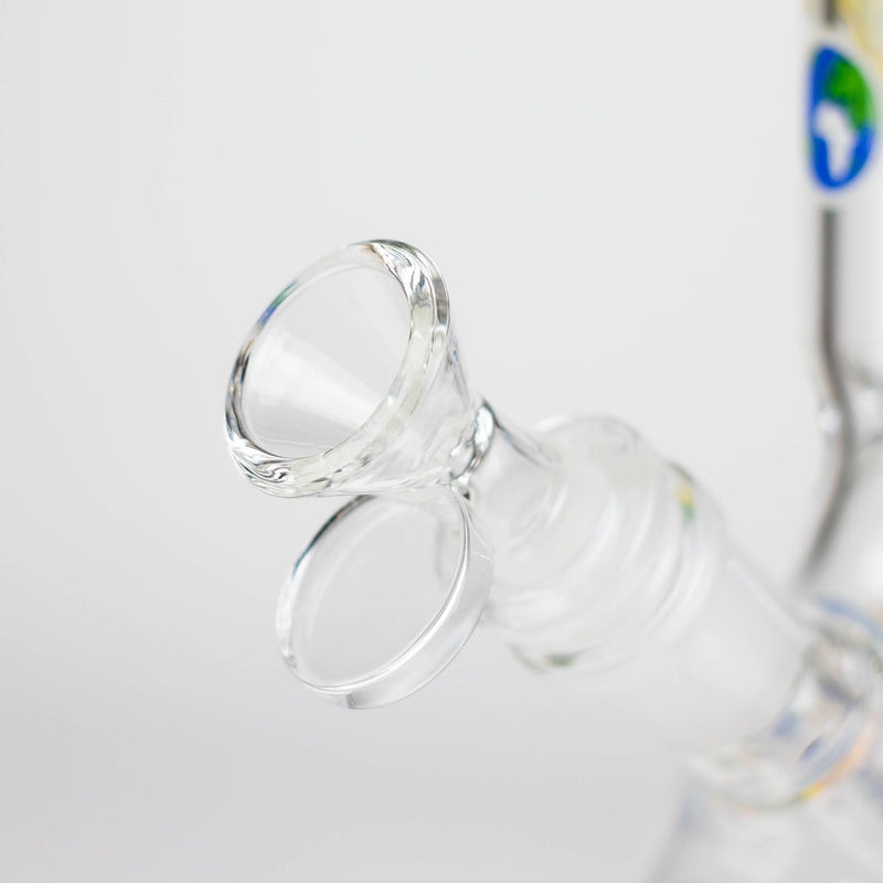 O 10" Glass Bong With The Astronaut Design