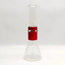 14" Metal Detachable Glass Bong Assorted Colours Glass Bong Super Supplys Inc Red