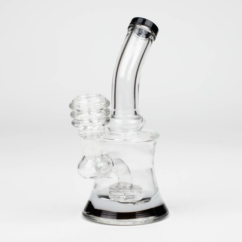 O 6.5" bent neck glass bong with diffuser