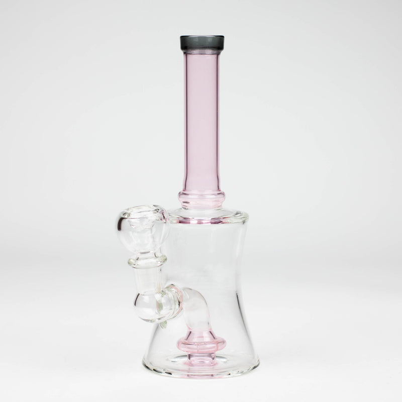 O 8" color tube glass bong with diffuser