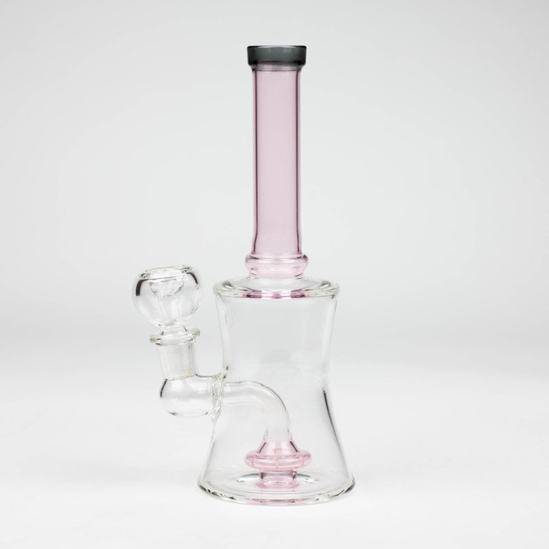 O 8" color tube glass bong with diffuser