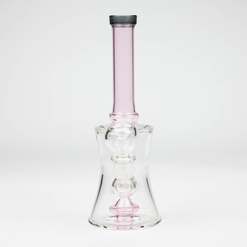 O 8" color tube glass bong with diffuser