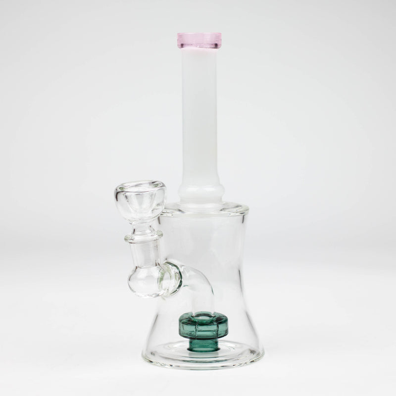 O 8" color tube glass bong with diffuser