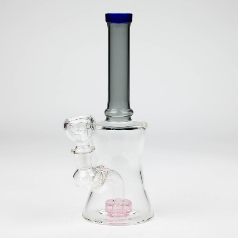 O 8" color tube glass bong with diffuser