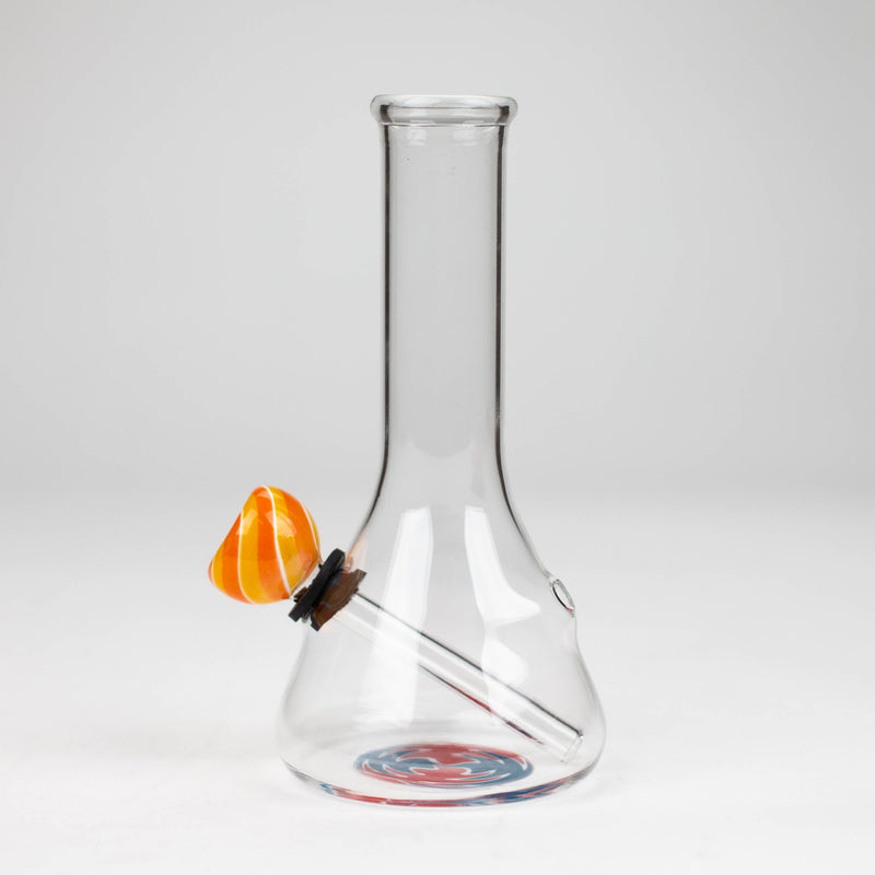 O 6" beaker glass water bong