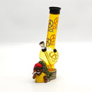 9" Acrylic Smoke-Man Water Pipe Assorted Colour Acrylic Bong Super Supplys Inc
