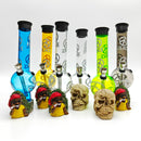 9" Acrylic Smoke-Man Water Pipe Assorted Colour Acrylic Bong Super Supplys Inc