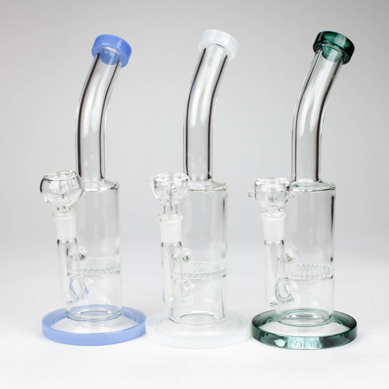 O 11" honeycomb glass water pipe