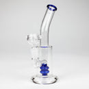 7.5" bent neck glass bong Glass Bong Bongzie Smokes Blue