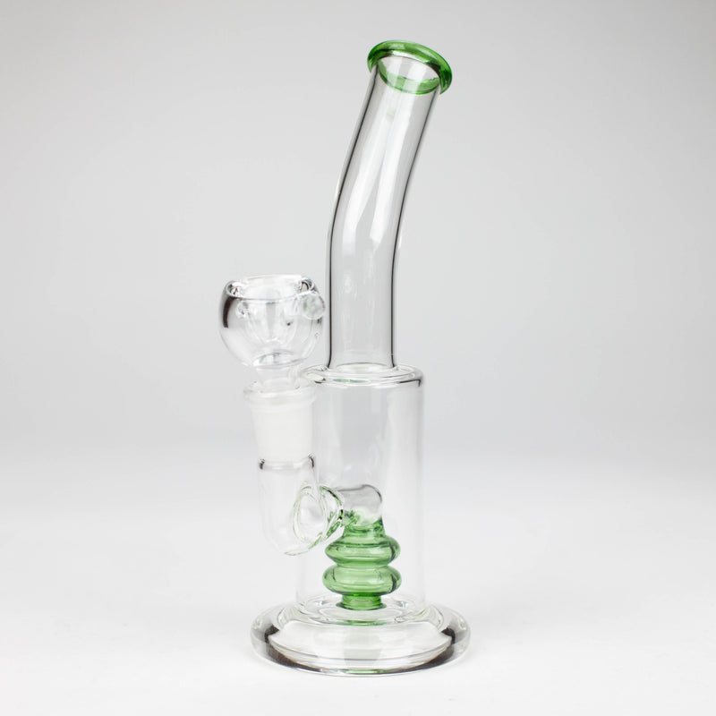 O 7.5" bent neck glass bong