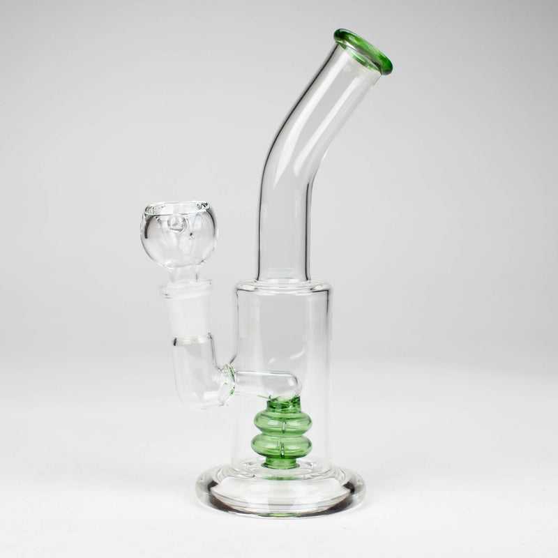 O 7.5" bent neck glass bong