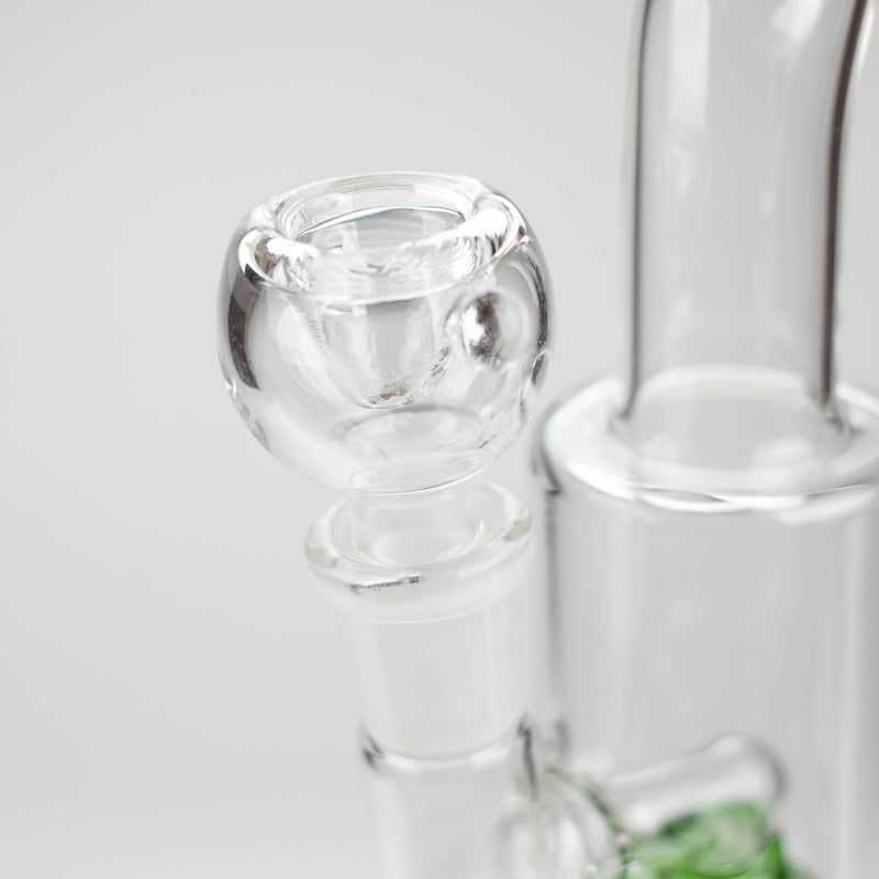 O 7.5" bent neck glass bong