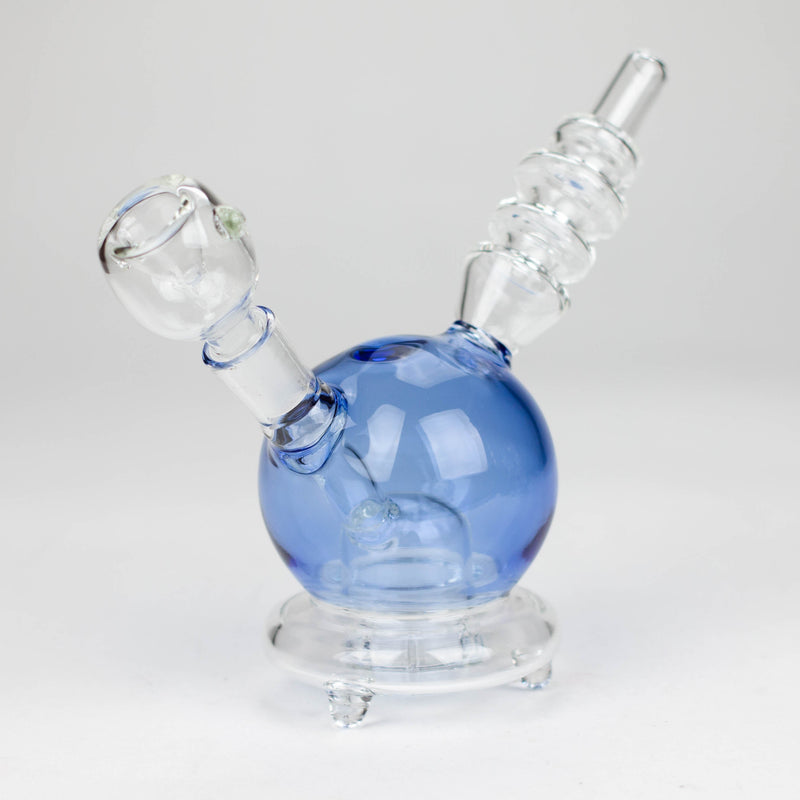 O 6" Apple glass water bong