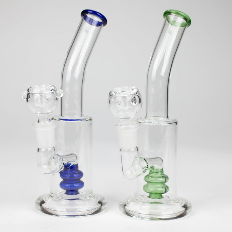 O 7.5" bent neck glass bong