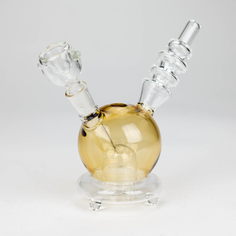 O 6" Apple glass water bong