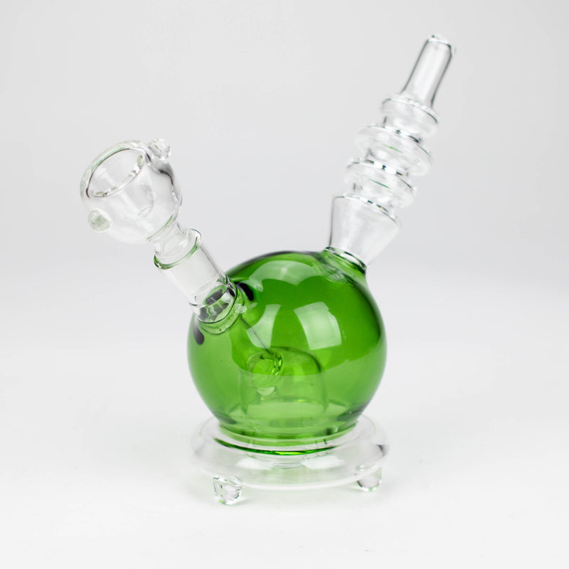 O 6" Apple glass water bong