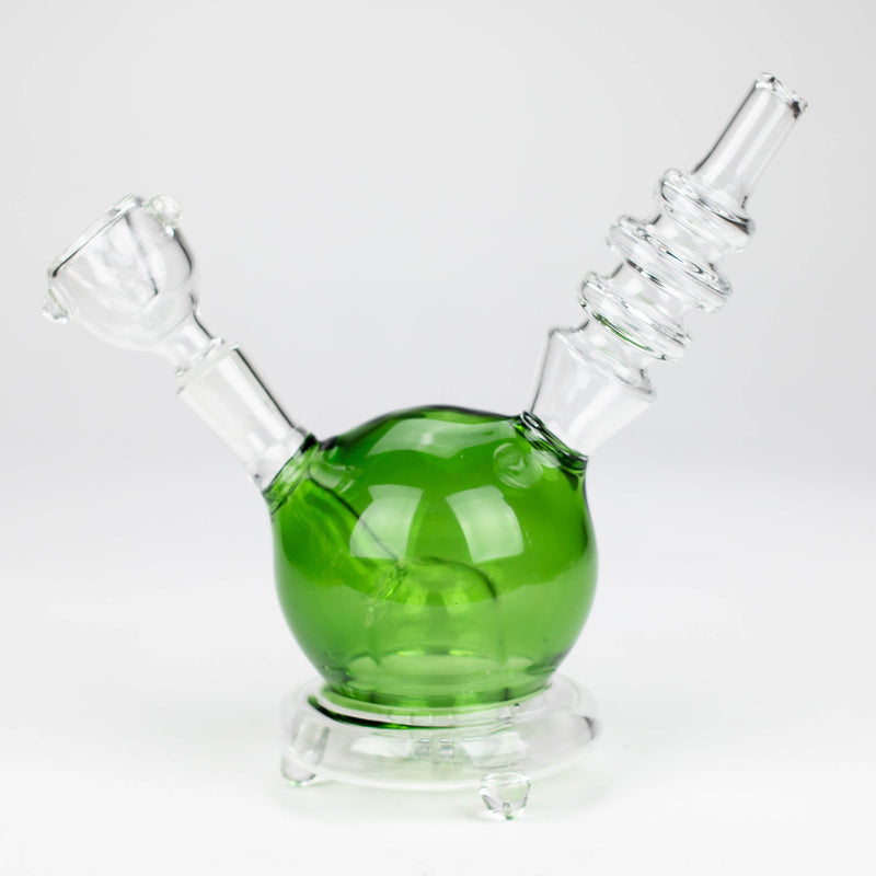 O 6" Apple glass water bong