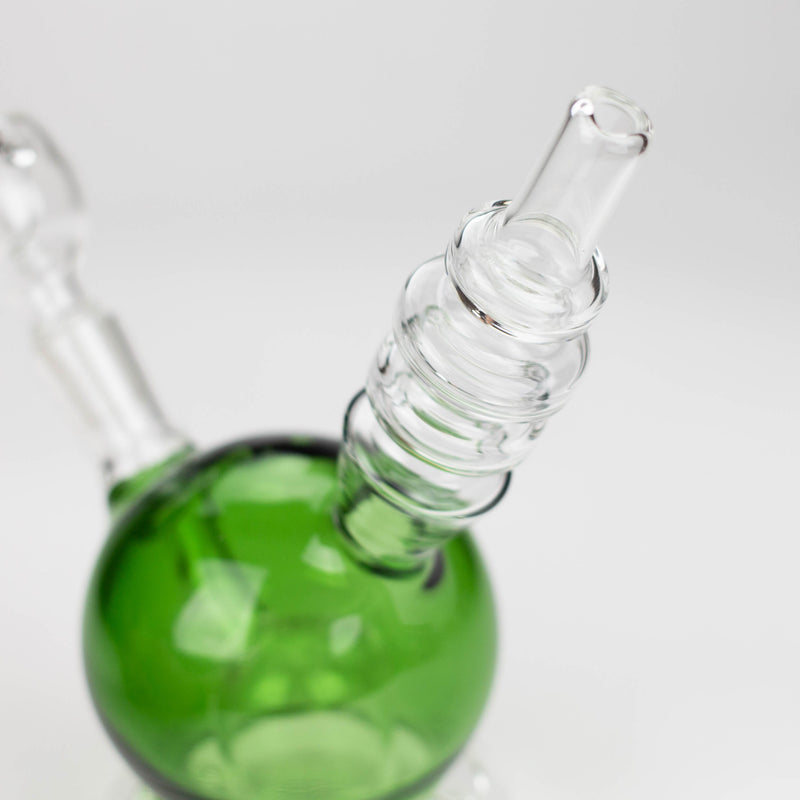 O 6" Apple glass water bong