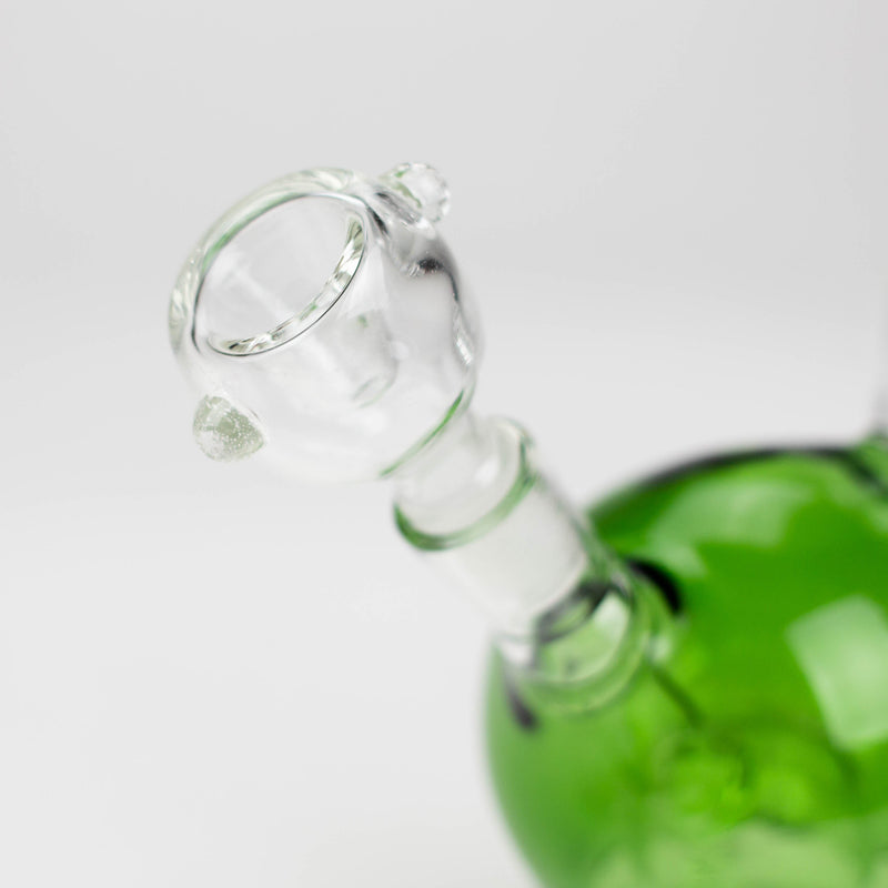 O 6" Apple glass water bong