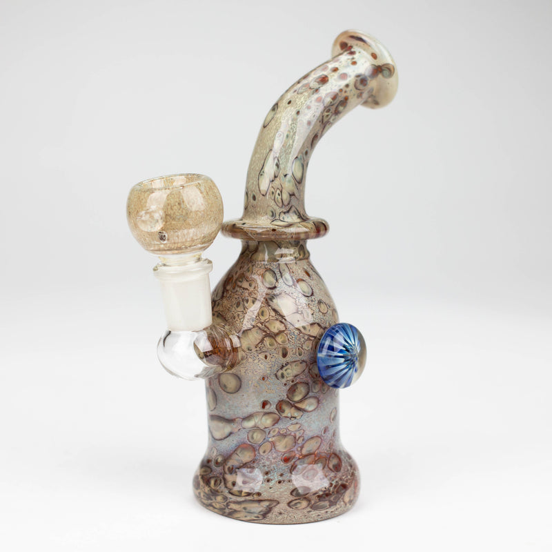 O 8" Marble with eye glass bong