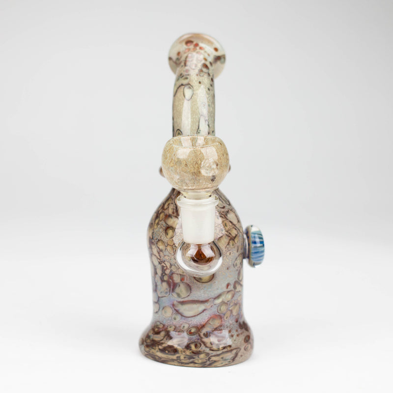 O 8" Marble with eye glass bong