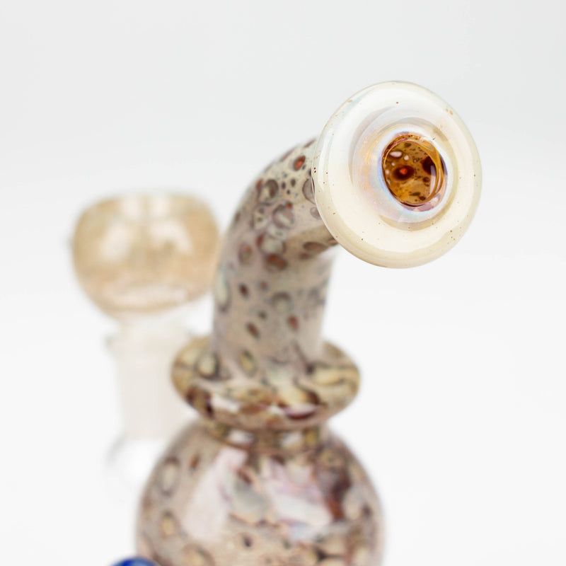 O 8" Marble with eye glass bong