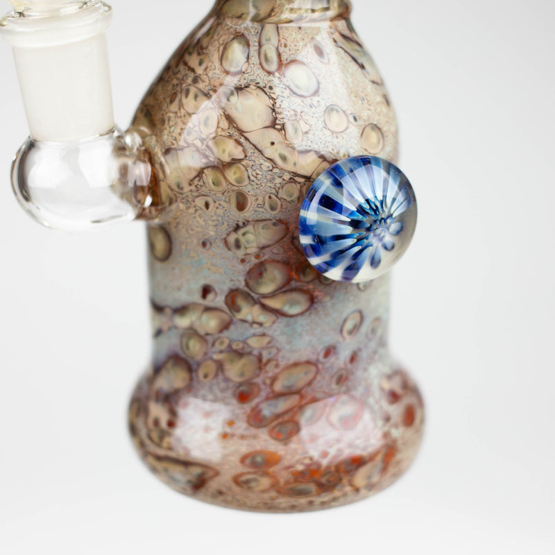 O 8" Marble with eye glass bong