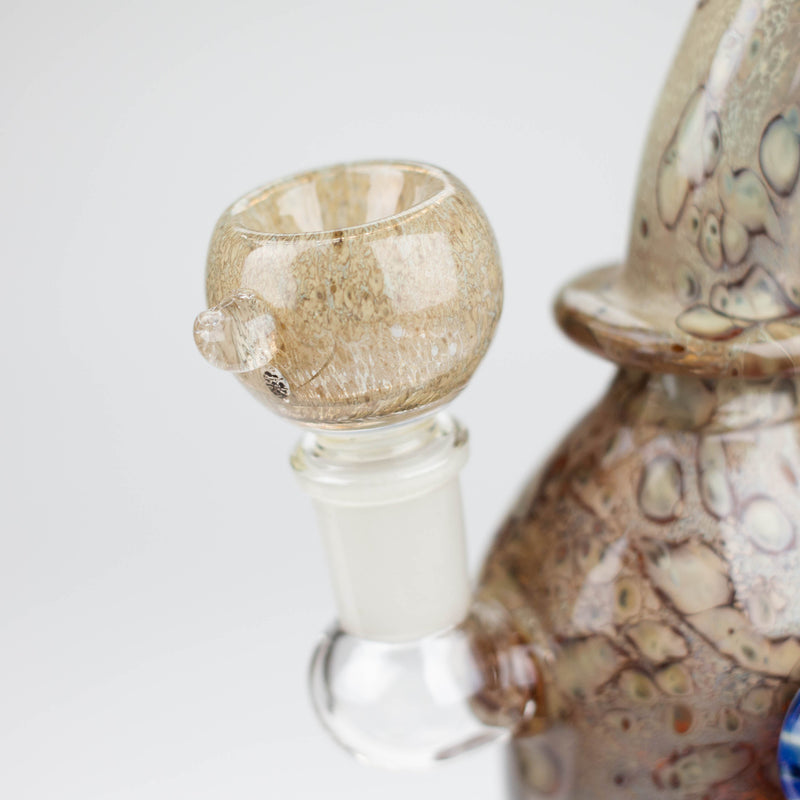 O 8" Marble with eye glass bong