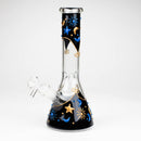 10" 3D Sky Design Glass Beaker Bong Glass Bong 777 Smoke