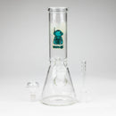 10" clear beaker glass water bong Glass Bong Bongzie Smokes