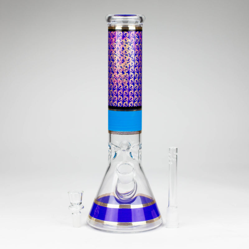 O 12" Royal conical glass water bong