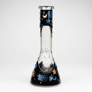 10" 3D Sky Design Glass Beaker Bong Glass Bong 777 Smoke